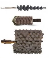 Brush and carbide drill