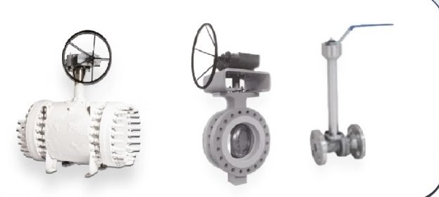 Cryogenic and butterfly valves